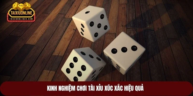 Kinh nghiệm chơi tài xỉu xúc xắc hiệu quả