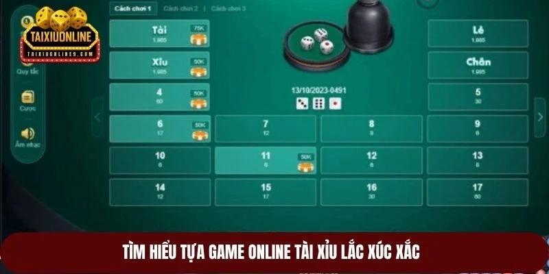 Tìm hiểu tựa game online tài xỉu lắc xúc xắc
