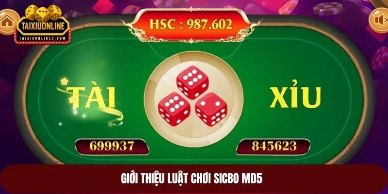 Giới thiệu luật chơi sicbo MD5